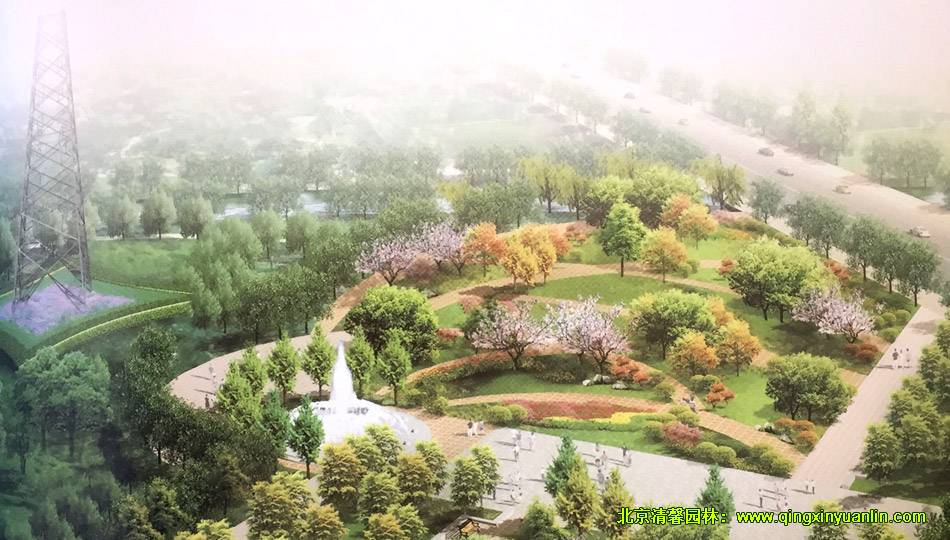 咸水河北岸 綠地景觀設計